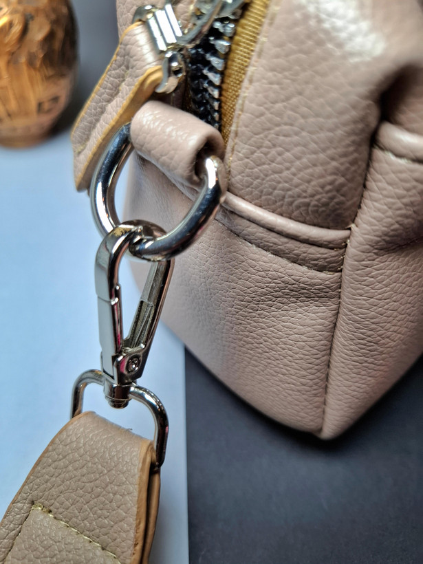 کیف دوشی فانتزی دخترانه بولگاری با سه زیپ و بند اسپرت رنگی