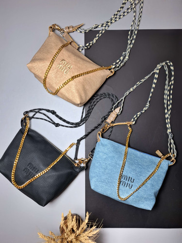 کیف دوشی فانتزی دخترانه میومیو مدل گاباردین